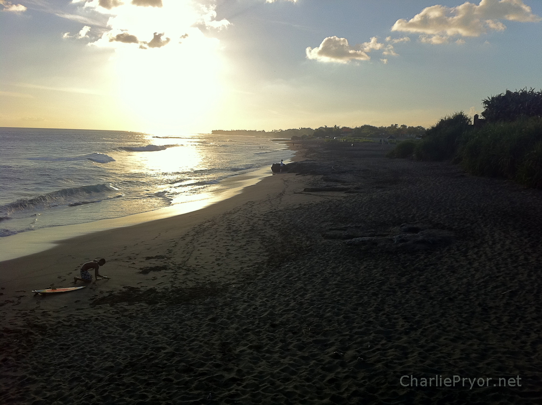 Surf Beach at sunset