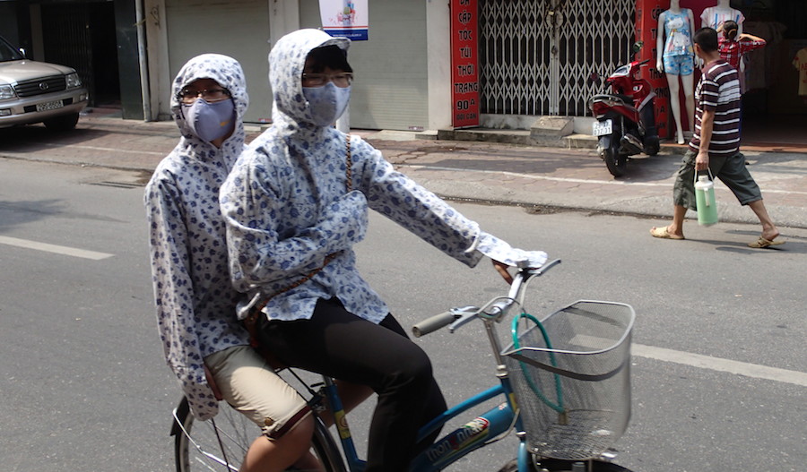 Cover your body on bike